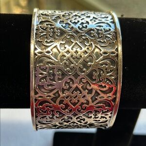 Silpada B1697 Sterling Silver Cuff Bracelet Sterling Silver 1.5” Wide